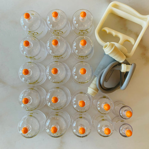 DongBang Polycarbonate Cupping Set 19 Piece 