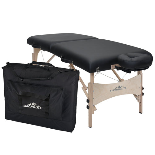 EarthLite StrongLite Black Massage Table