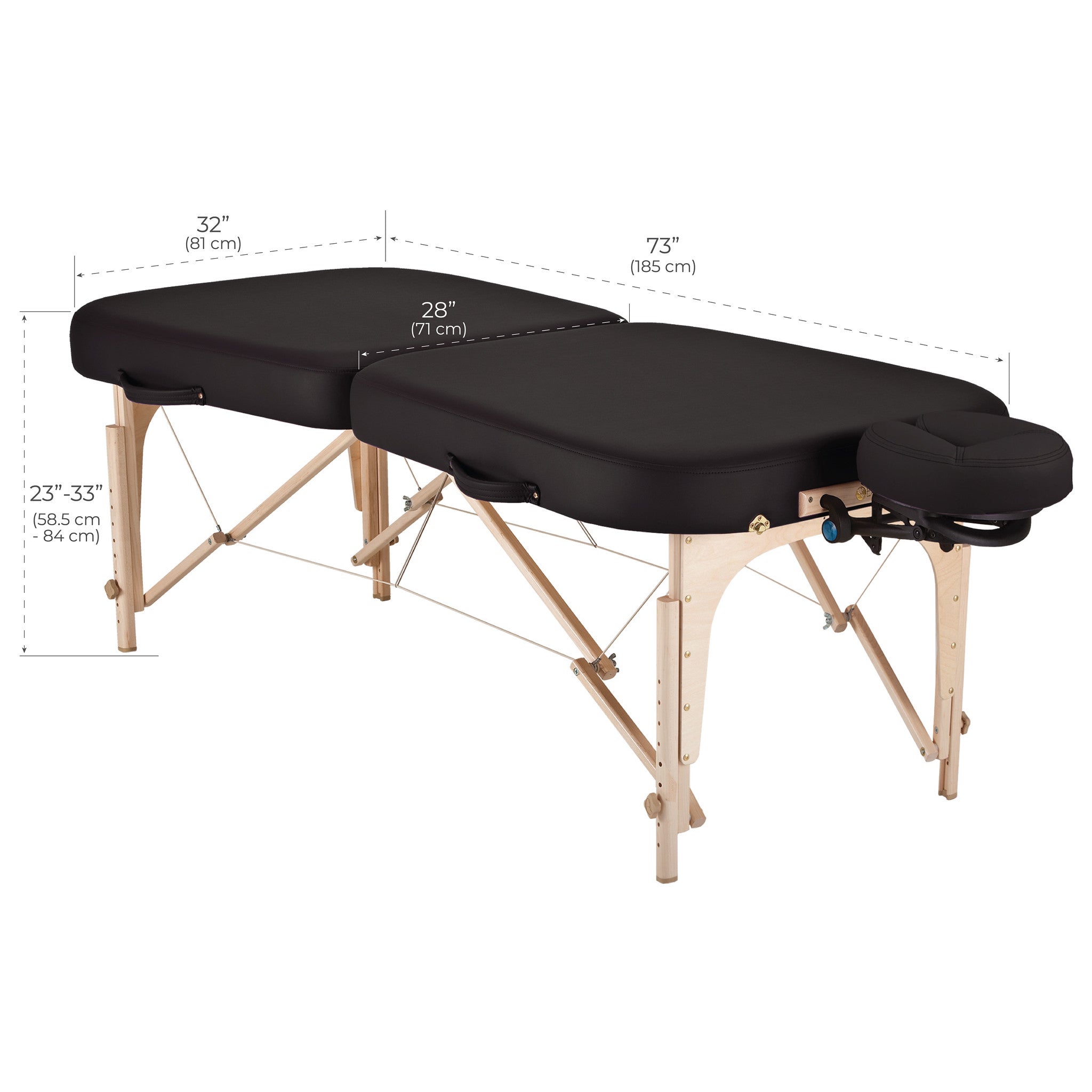 EarthLite Infinity 28"- 32" Massage Table Package