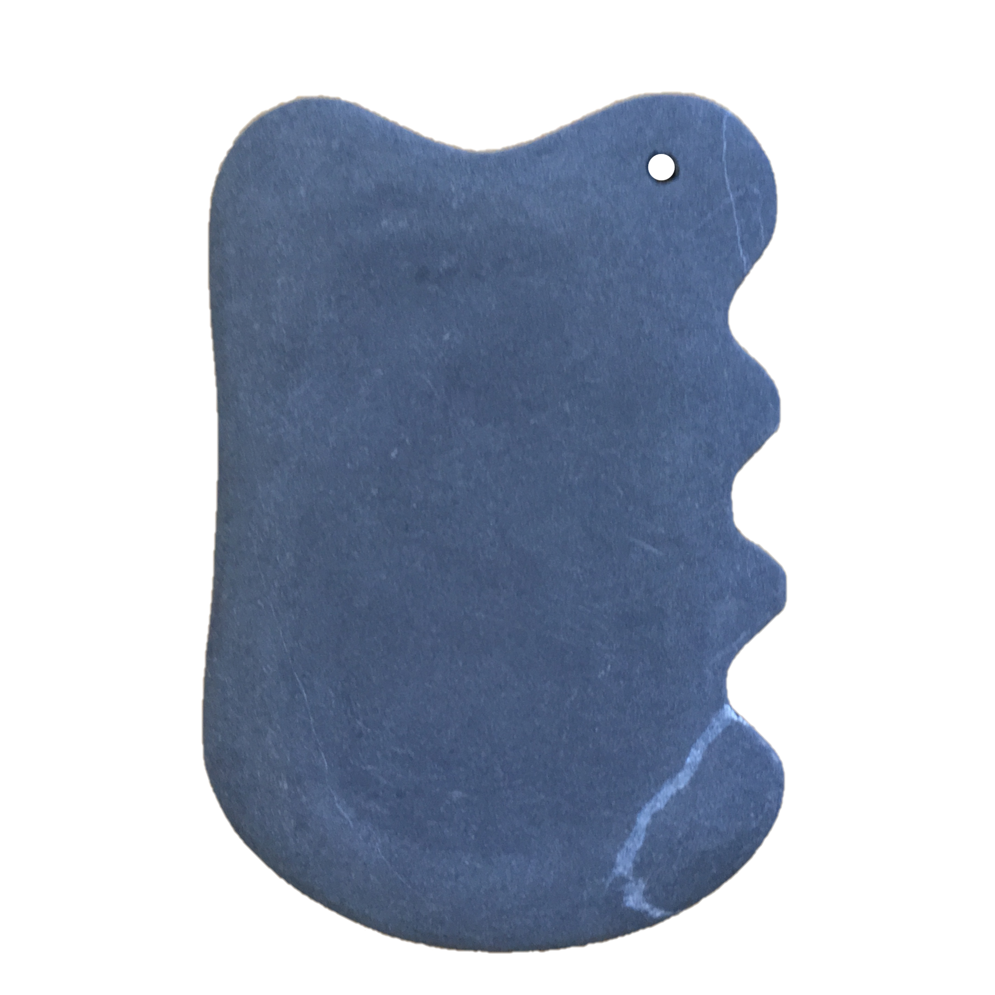 Gua Sha Stone Rectangle with Curved Notch 