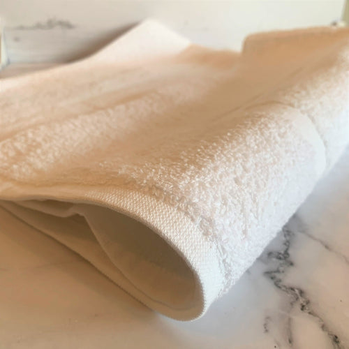 White Bath Mat Towel