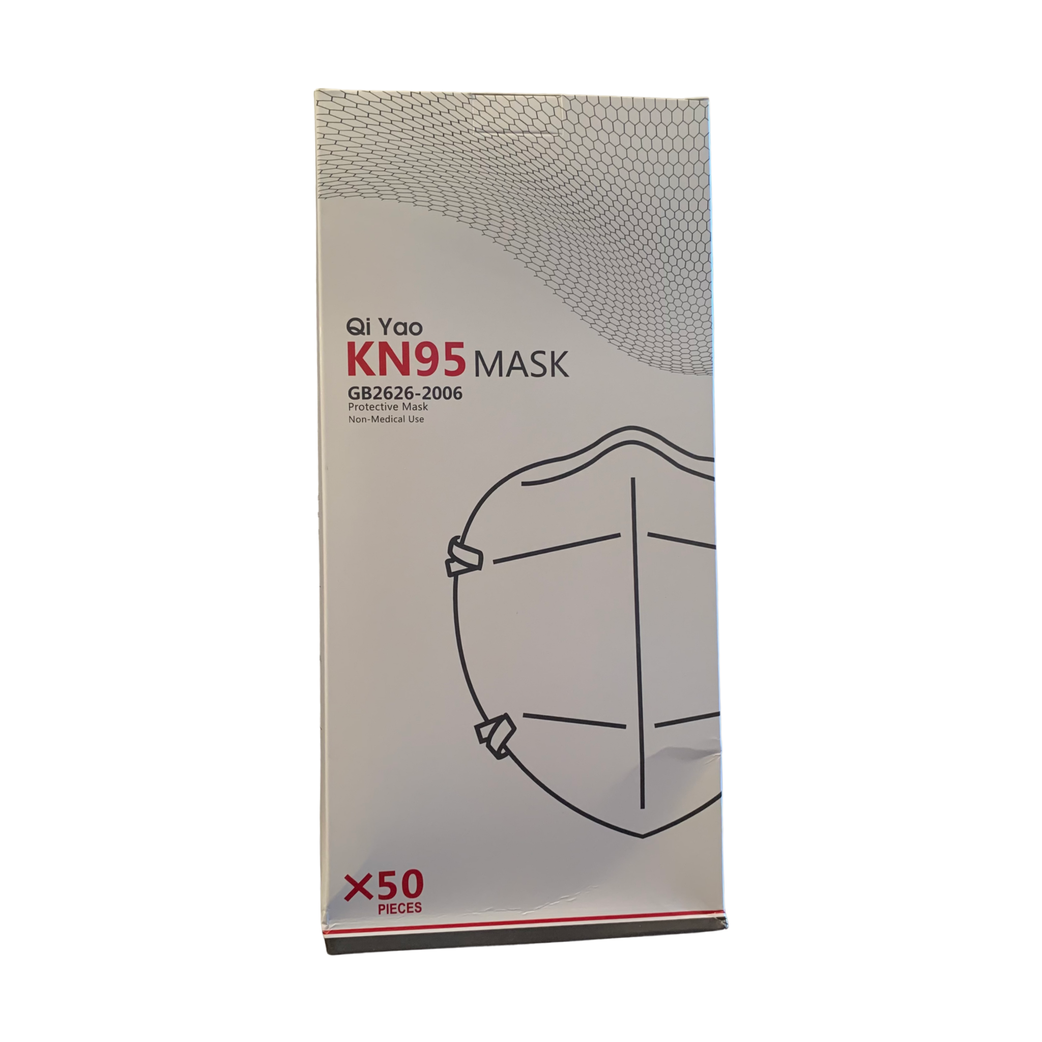 Face Mask KN95 - Non Medical - 50 Pack - Ear Loop