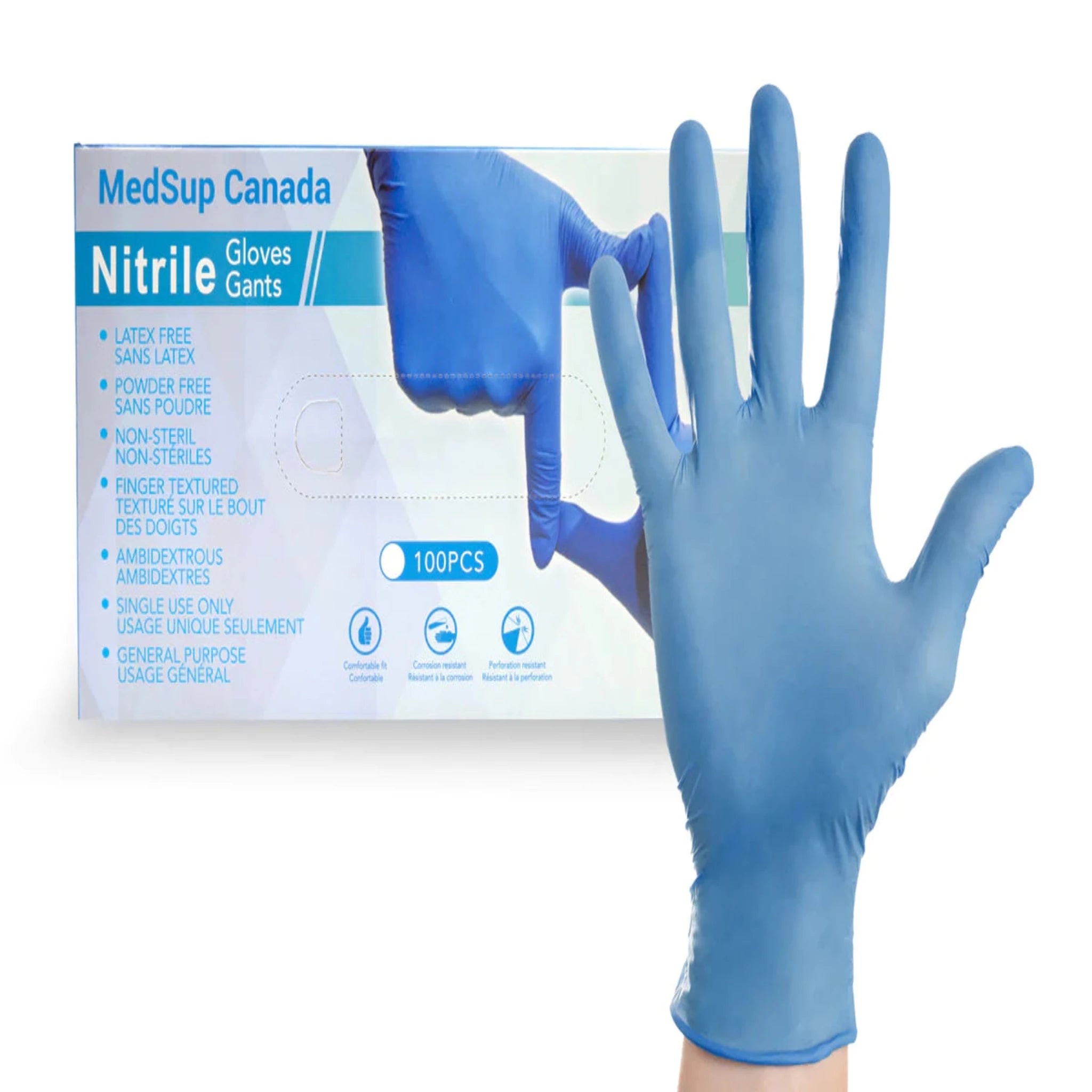 Nitrile Gloves MedSup Latex Powder Free 30 OFF Massage