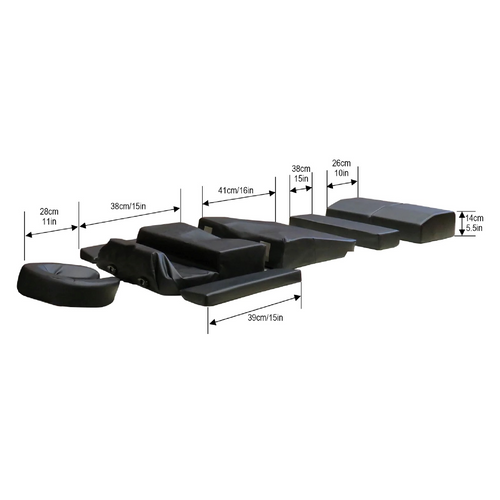 Pregnancy Positioning Cushion System Dimensions