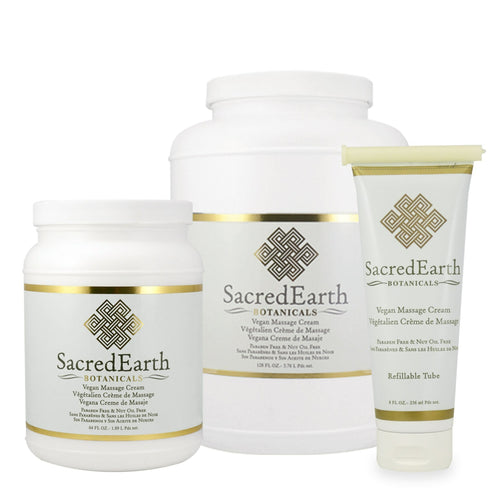 SacredEarth Botanicals Vegan Massage Cream Creme