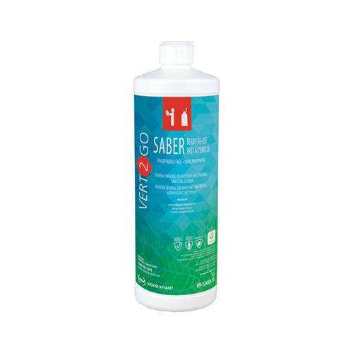 Vert2Go Saber Gov't Canada Hard Surface Disinfectant for COVID19