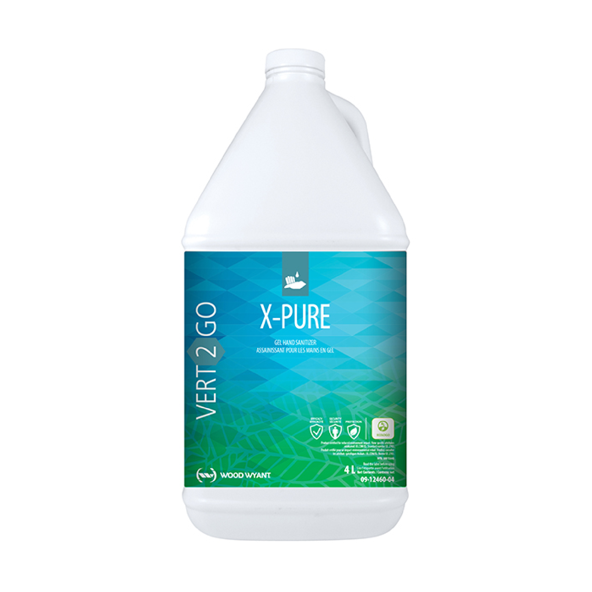 Vert2Go X-Pure Gel Hand Sanitizing Gel Gov't of Canada Covid Approved